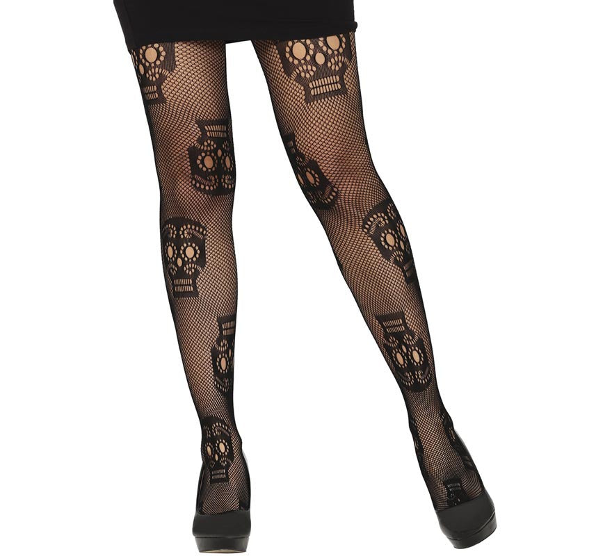 Translation missing: pt-PT.Pantys Rejilla de Calaveras para mujer