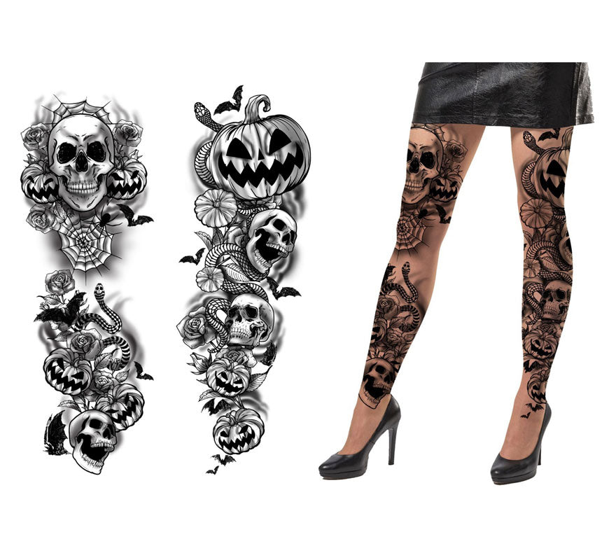 Translation missing: pt-PT.Pantys Tatuajes Halloween
