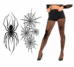 Collants aranha transparente