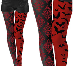 Collants vermelhos Vampiresa para mulheres