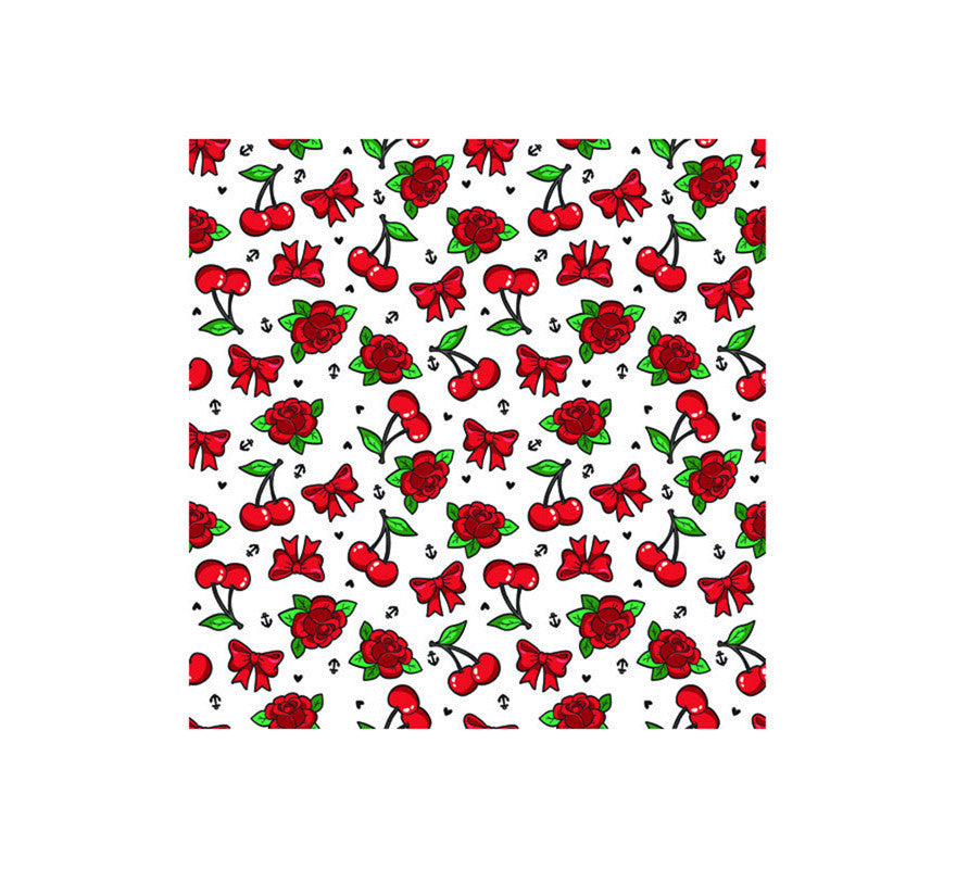 Translation missing: pt-PT.Pañuelo Foulard Cherry Vintage Doodle