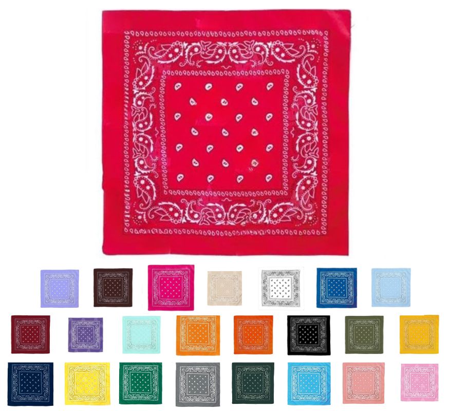 Translation missing: pt-PT.Pañuelo Paisley de 54x54 cm en varios colores