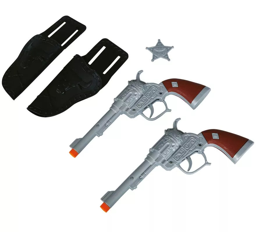 Translation missing: pt-PT.Par de Cartucheras con 2 Pistola de 24 cm