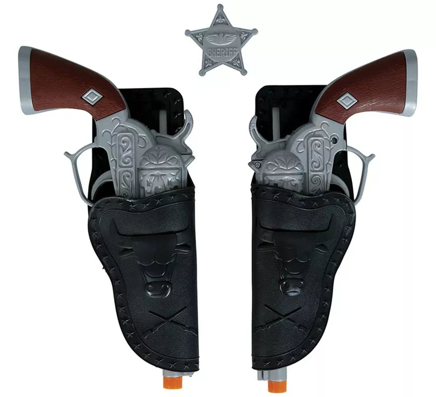 Translation missing: pt-PT.Par de Cartucheras con 2 Pistola de 24 cm