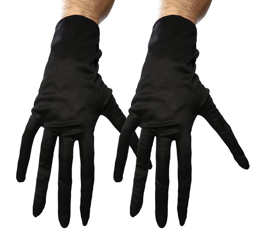 Translation missing: pt-PT.Par de Guantes Dedos Largos negros adulto de 35 cm