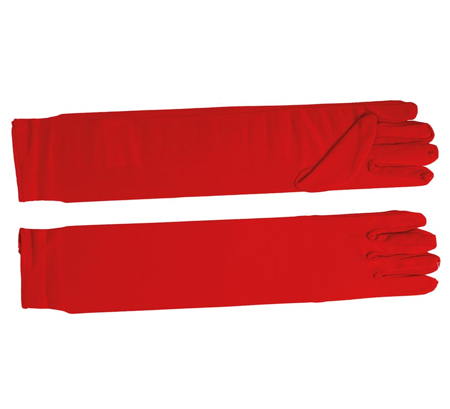 Translation missing: pt-PT.Par de guantes rojos largos 45 cm