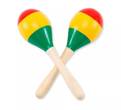 Par de maracas de madeira de 20 cm México