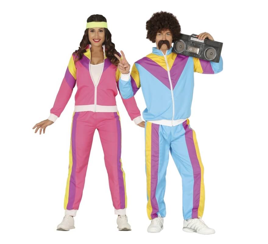 Casal de ginastas dos anos 80