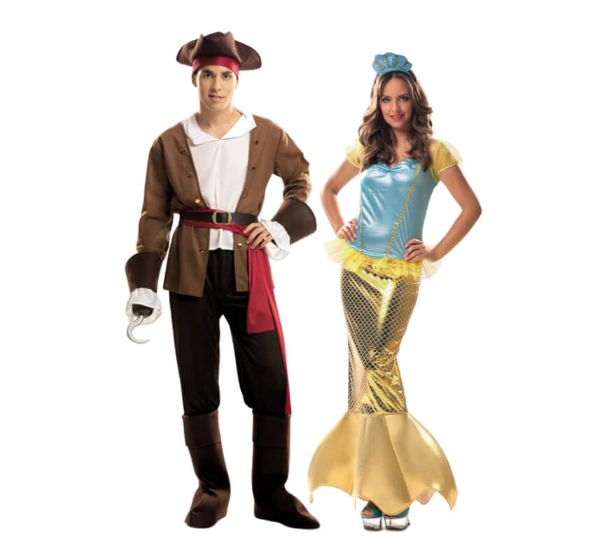 Translation missing: pt-PT.Pareja de pirata y sirena