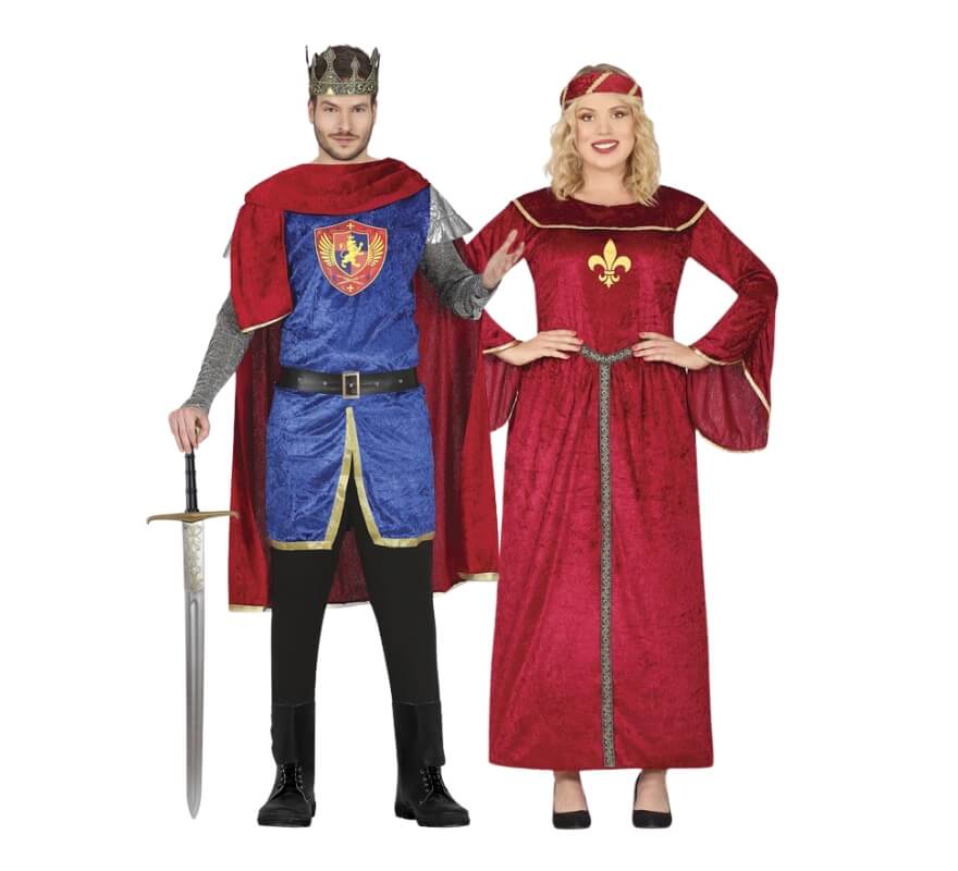 Casal de reis medievais
