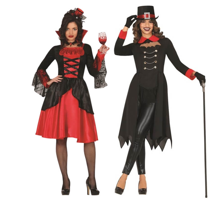 Par de vampiras góticas