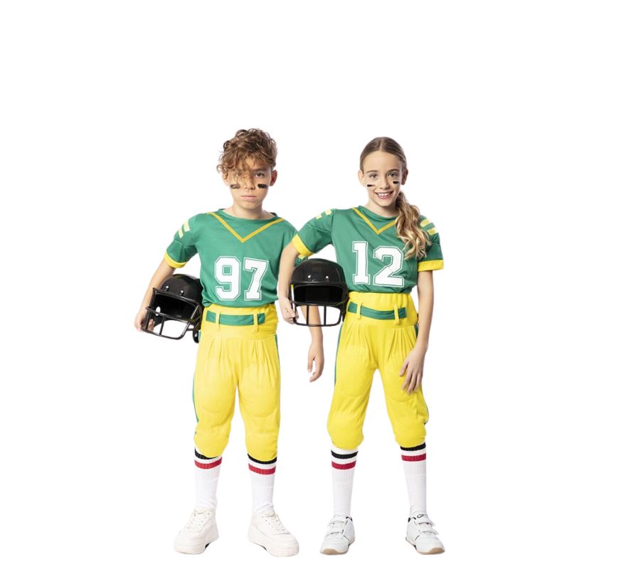 Translation missing: pt-PT.Pareja Jugadores de Fútbol Americano infantil