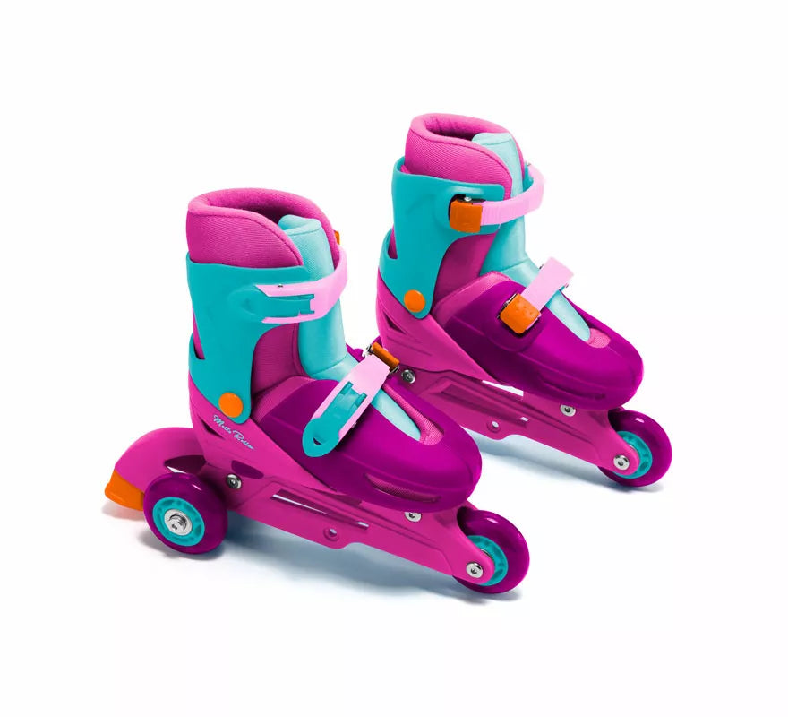 Patines en Línea Convertibles rosas