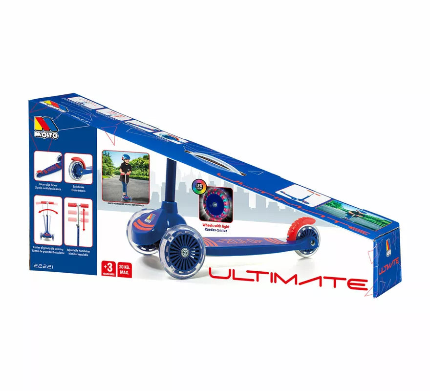 Translation missing: pt-PT.Patinete Maxi Scooter con Luces azul
