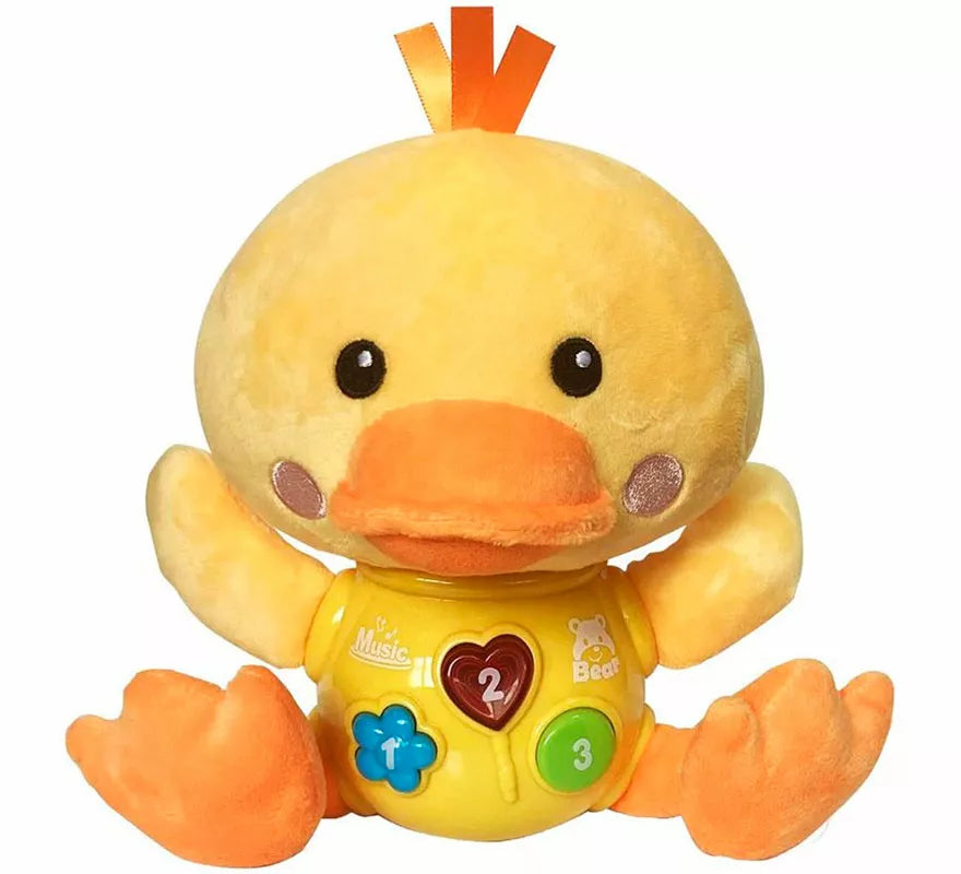 Translation missing: pt-PT.Pato Musical de Peluche con Luz y Sonido de 24 cm