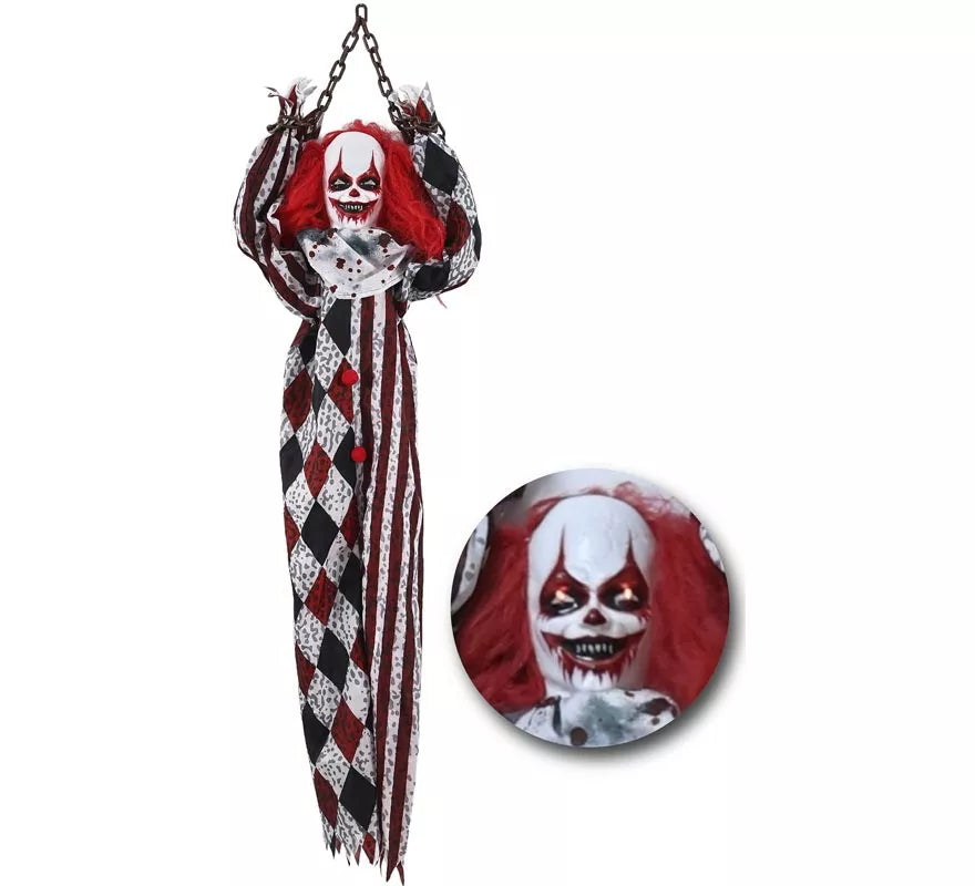Translation missing: pt-PT.Payaso Aterrador Animado 155 cm