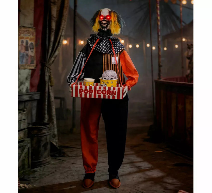 Translation missing: pt-PT.Payaso con Palomitas y Calavera de 170 cm