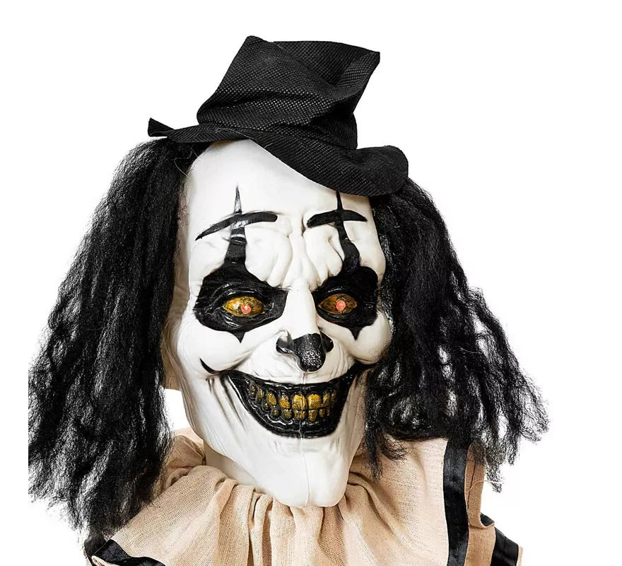Translation missing: pt-PT.Payaso Siniestro beige y negro con base de 105x18x160 cm
