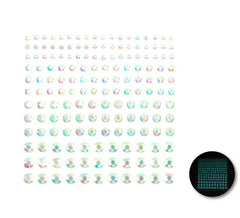 Adesivo de diamante luminescente adulto