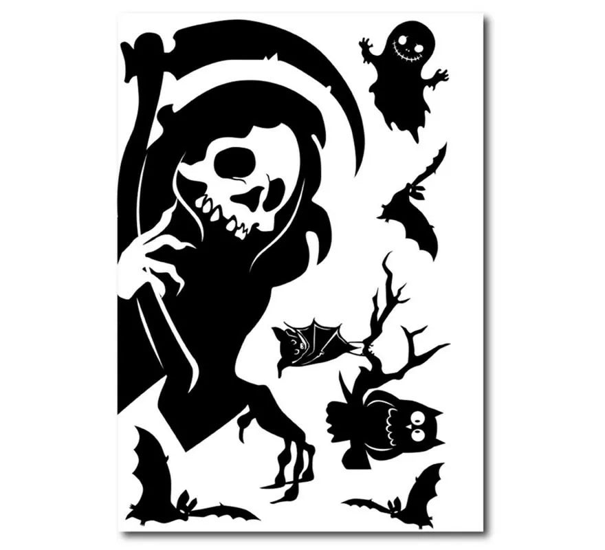 Translation missing: pt-PT.Pegatina de Muerte oscura de vinilo de 20x30 cm