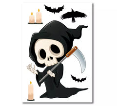 Adesivo de Morte em Vinil 20x30cm