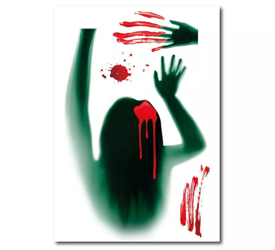 Translation missing: pt-PT.Pegatina de Muerte y sangre falsa de vinilo de 20x30 cm