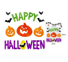 Adesivo de gel de abóbora feliz Halloween