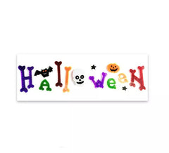Adesivo de gel de Halloween de 13 peças