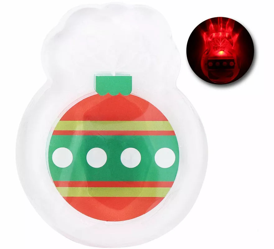 Translation missing: pt-PT.Pegatina Gel Led Bola Navidad de 10x15 cm