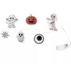 Adesivo de gel LED de figuras de Halloween
