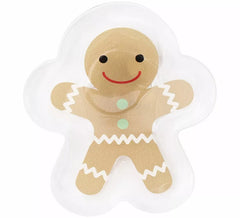 Adesivo de gel LED em formato de biscoito de gengibre, 10x15 cm