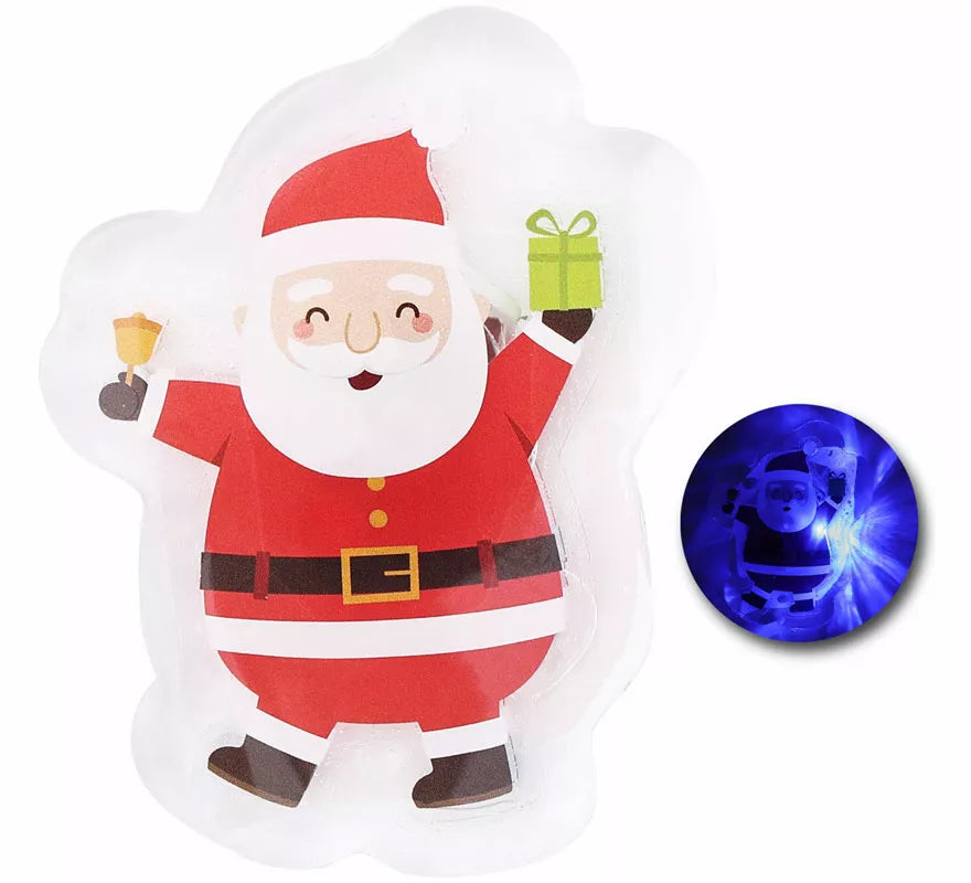 Pegatina Gel Led Santa Claus de 10x15 cm