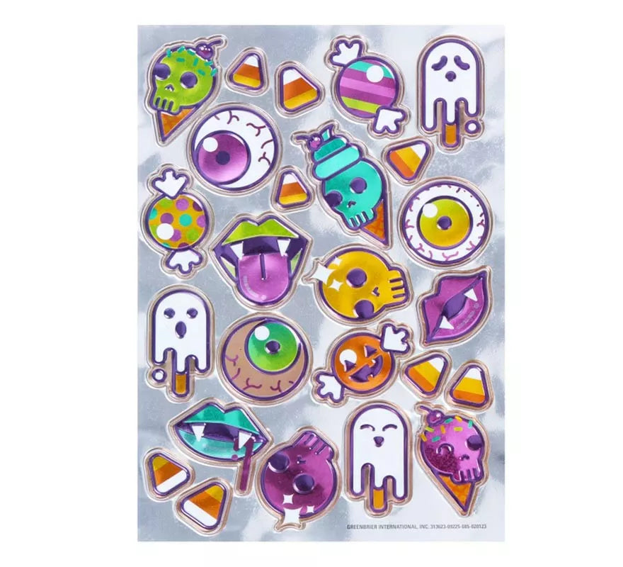 Translation missing: pt-PT.Pegatina Halloween Caricaturas de 13,8x20,3 cm