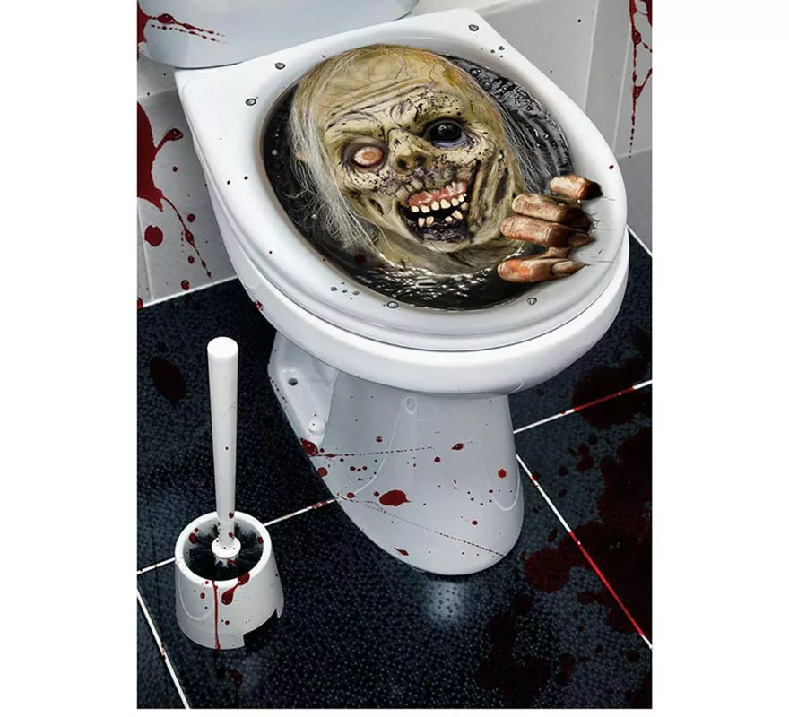 Translation missing: pt-PT.Pegatina Zombie para tapa de inodoro de 30x40 cm