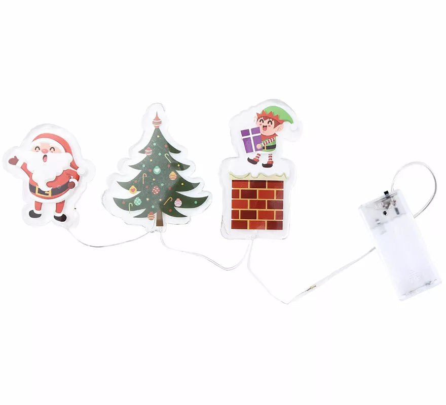 Translation missing: pt-PT.Pegatinas Gel Led 3 Figuritas Chimenea de 15x30 cm