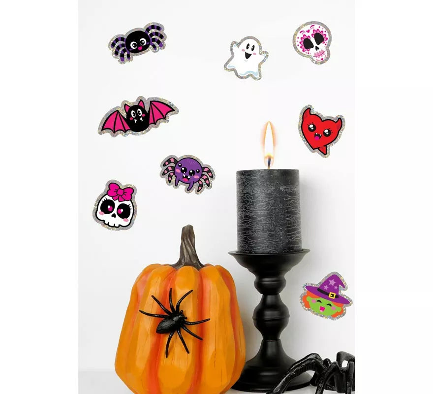Translation missing: pt-PT.Pegatinas Surtidas Halloween Holográficas