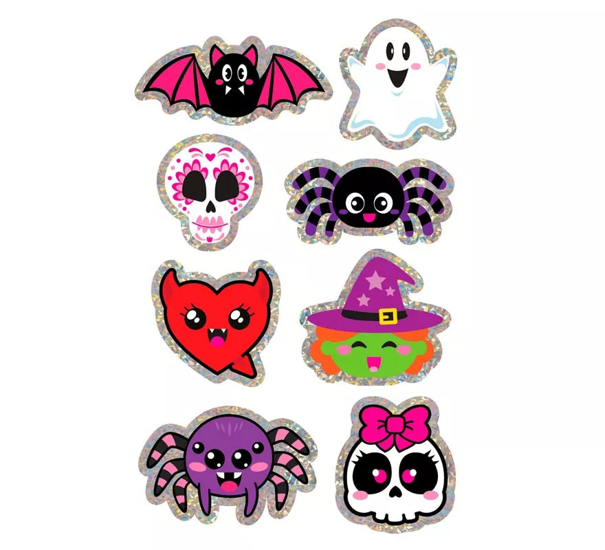 Translation missing: pt-PT.Pegatinas Surtidas Halloween Holográficas