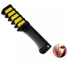 Pente de giz amarelo
