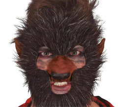 Cabelo para rosto de homem lobo