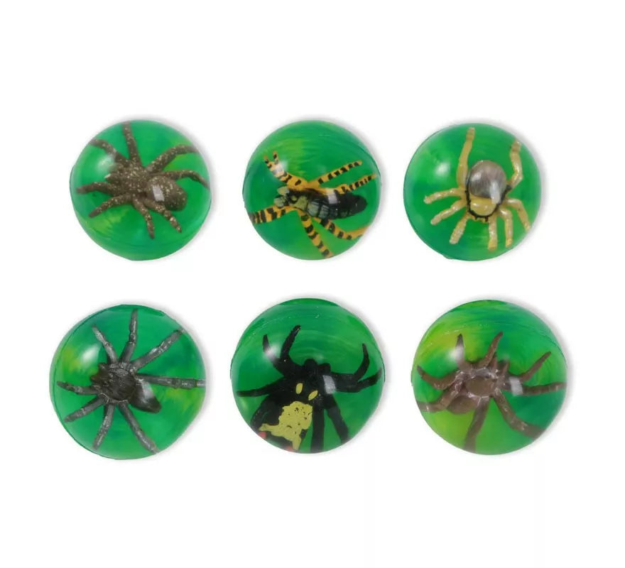 Pelotas Arañas de goma de 4,3 cm