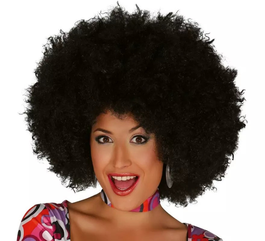 Translation missing: pt-PT.Peluca afro extra grande negra