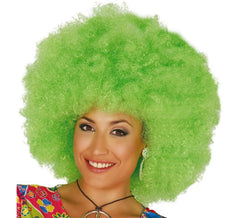 Peruca Afro Verde Extra Grande