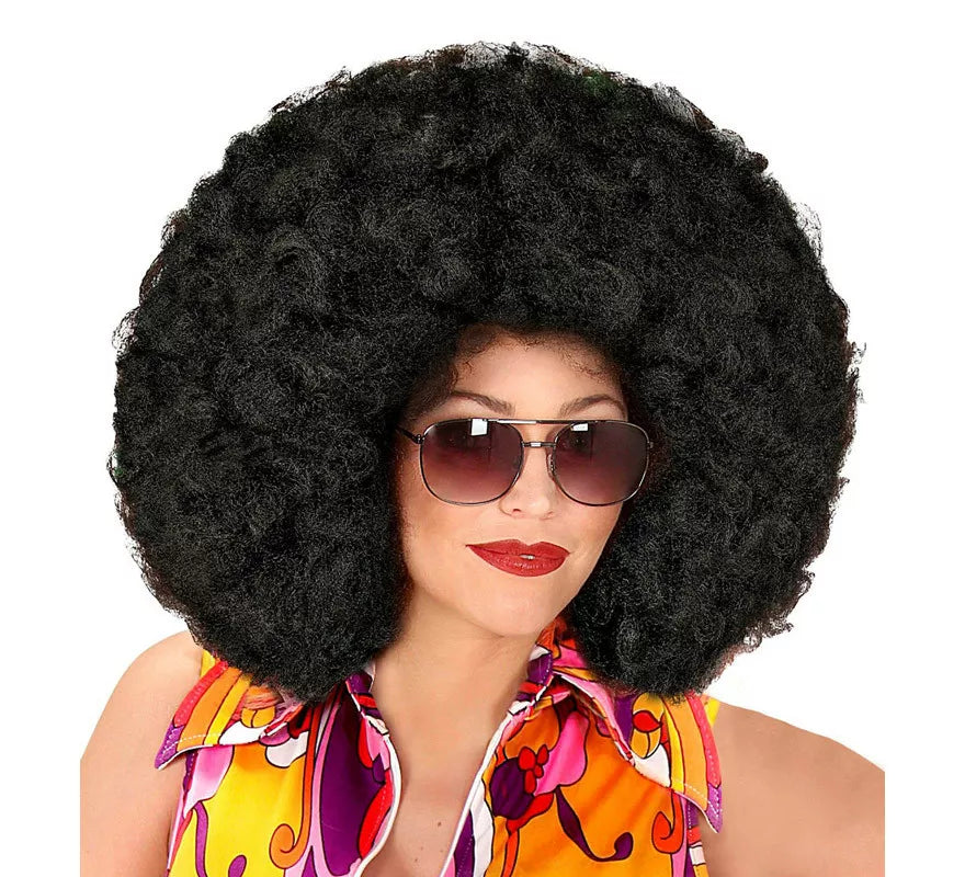 Translation missing: pt-PT.Peluca Afro Gigante en varios colores en caja