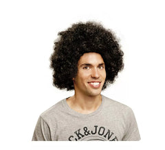 Peruca Afro Jumbo Preta