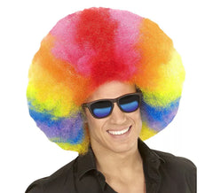 Peruca afro superdimensionada multicolorida de alta qualidade