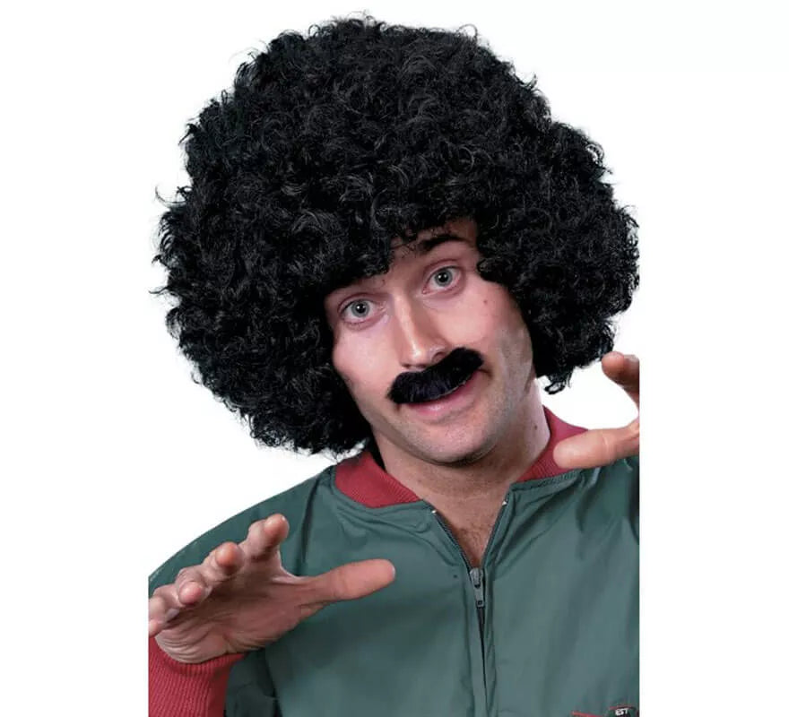 Translation missing: pt-PT.Peluca Afro y Bigote Scouser para Hombre
