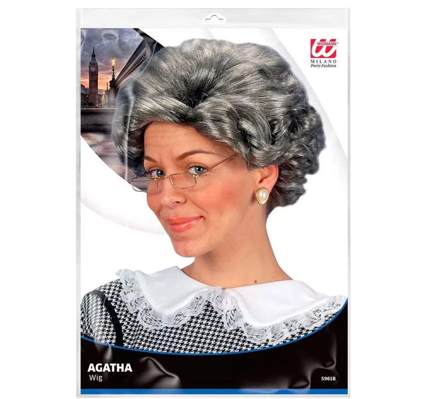 Translation missing: pt-PT.Peluca Agatha de abuela adulto