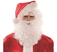 Peruca, barba, bigode e sobrancelhas do Papai Noel