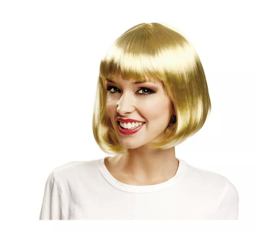 Translation missing: pt-PT.Peluca Cabaret rubia con flequillo