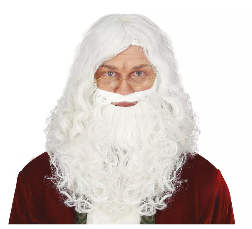 Translation missing: pt-PT.Peluca con Barba de Noel larga en caja